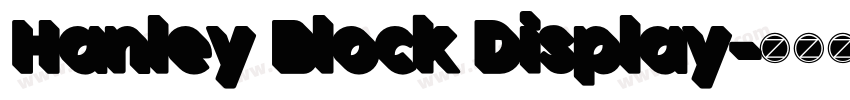 Hanley Block Display字体转换